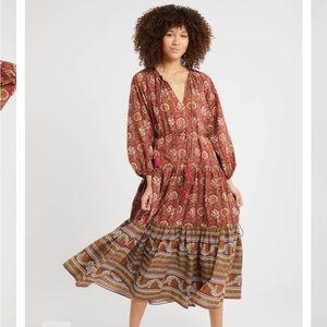 Mille Natalie Dress in Cinnabar